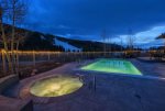 Outdoor pool at Red Hawk Lodge